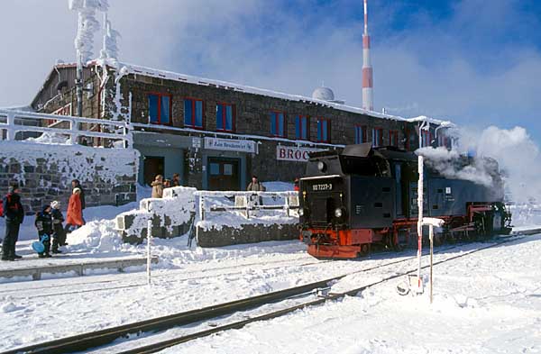 Brockenbahnhof im Winter