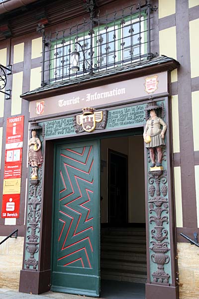 Wernigerode - Eingang zur Tourist-Information