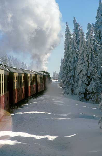 Mit Volldampf unterwegs zum Brockengipfel