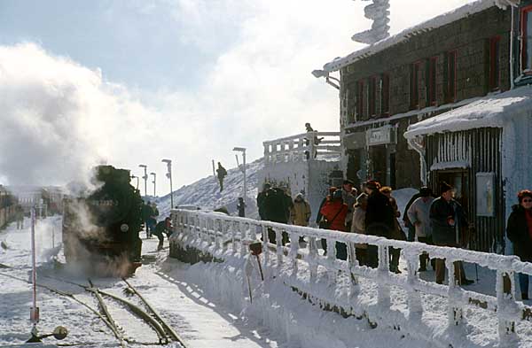 Der Winter hat den Brocken voll im Griff