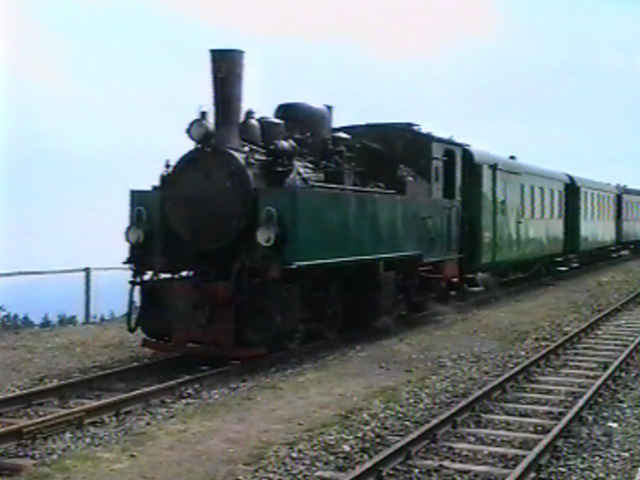 Museumszug im Bahnhof Brocken