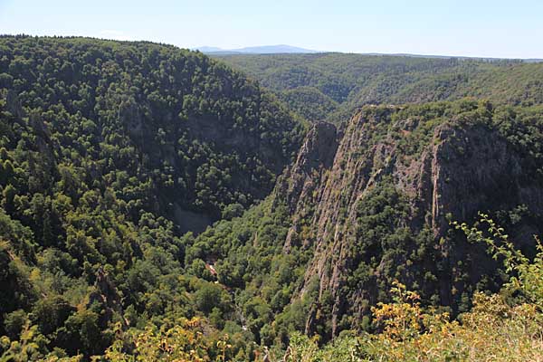 Blick ins Bodetal vom Hexentanzplatz