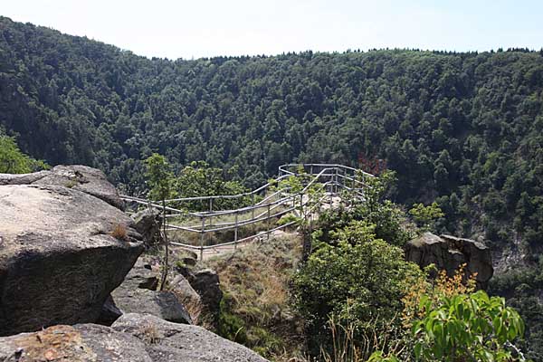 Aussichtsplattform an der Roßtrappe