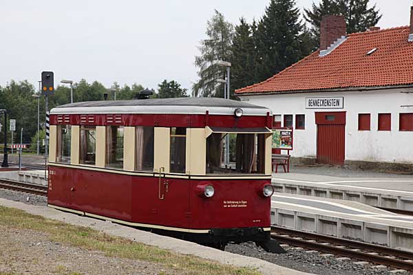 Triebwagen 187 001 in Beneckenstein