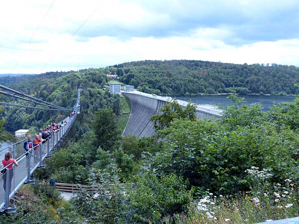 Seilhängebrücke Rappbodetalsperre