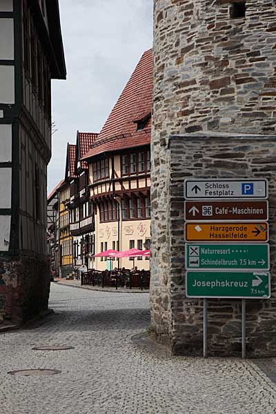 Enge Durchfahrt am Saigerturm