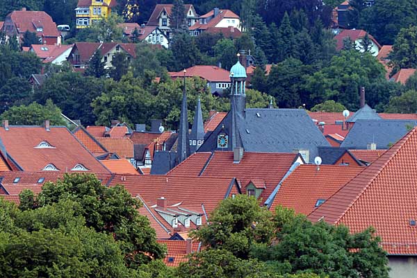 Wernigerode - Blick über die Dächer