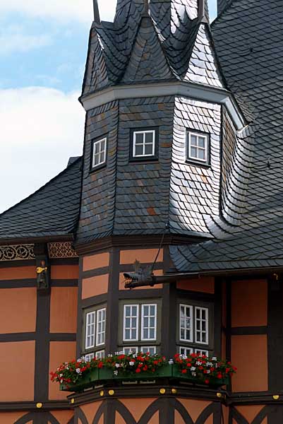 Wernigerode - Detail am Rathaus