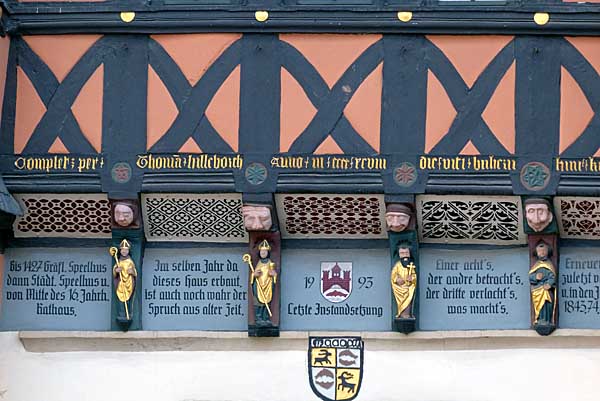 Wernigerode - Detail am Rathaus