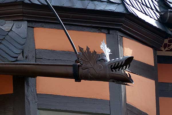 Wernigerode - Detail am Rathaus