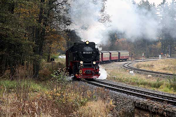 997243 Ausfahrt aus Drei Annen Hohne zum Brocken