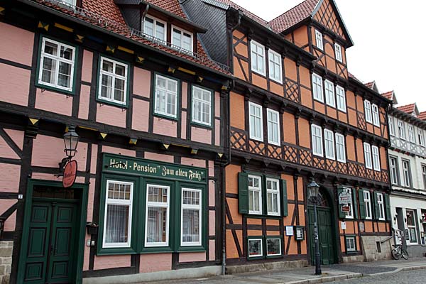 Quedlinburg - historische Fachwerkhäuser