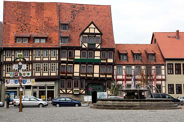 Quedlinburg - historische Fachwerkhäuser
